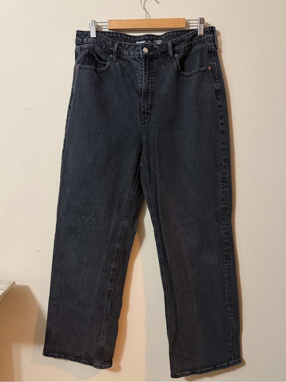 Old Navy Wide Leg Black Jeans